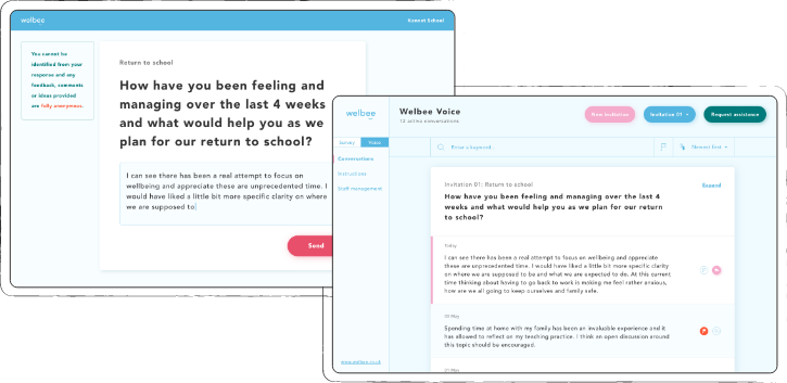 welbee dashboard